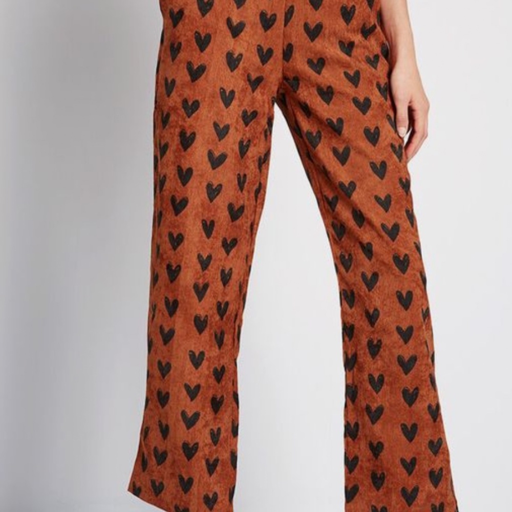 Heart to Heart Corduroy Wide Leg Pants Size Large